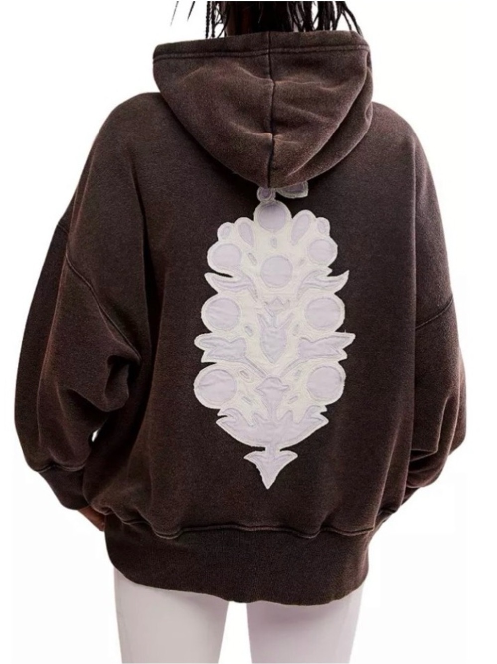 Free People Sprint to the Finish Logo Hoodie NWT 💎